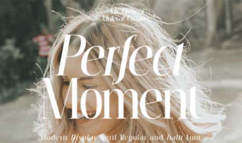 Perfect Moment Font