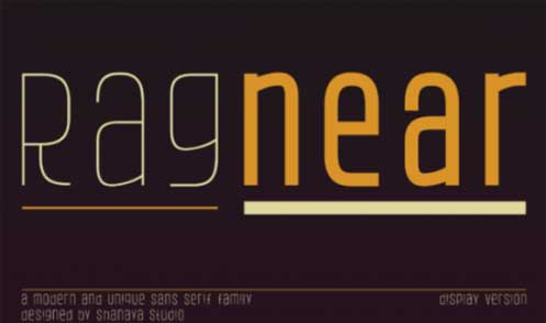 Ragnear Display Font
