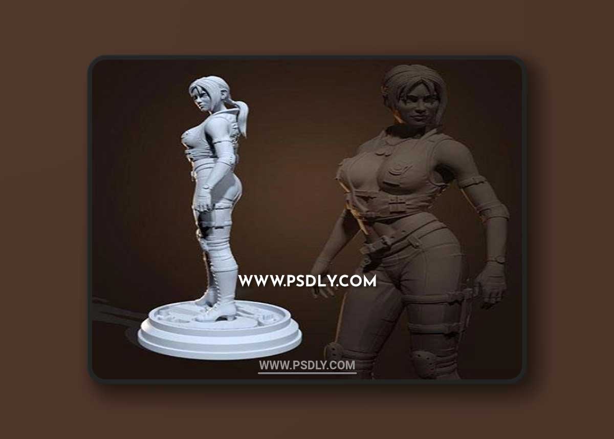 Sonya Blade 3D STL 3D Model