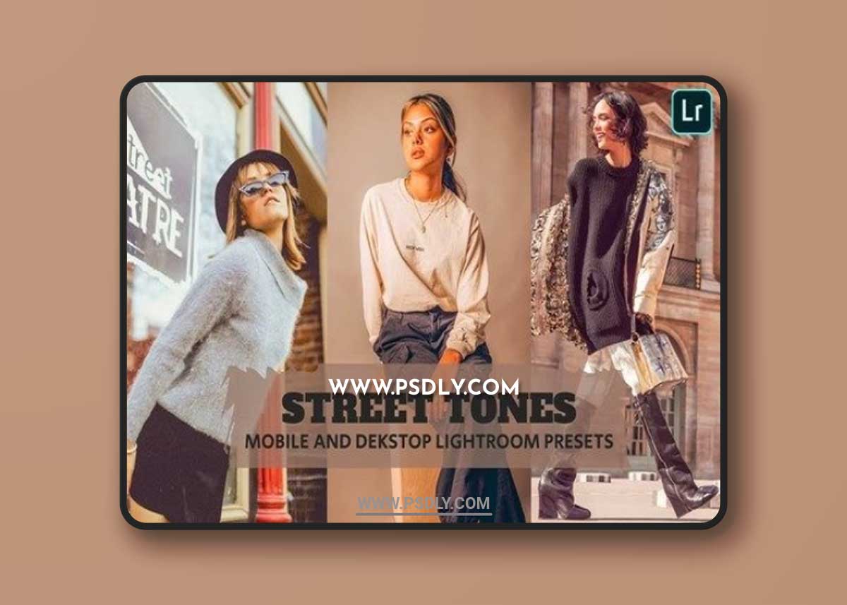 Street Tones Lightroom Presets Dekstop and Mobile