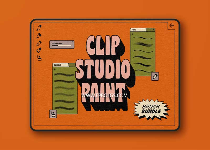 True Grit Texture Supply – Clips Studio Brush Bundle V3