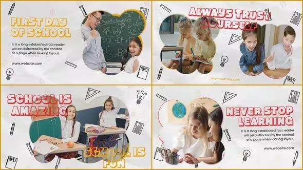 Videohive Back To School - Creative Opener 38869339