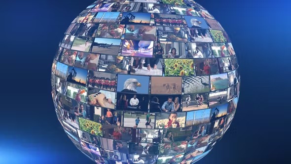 Videohive Spherical Video Wall Intro Pack 38873965