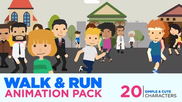Videohive Walk & Run Cycle 17740903