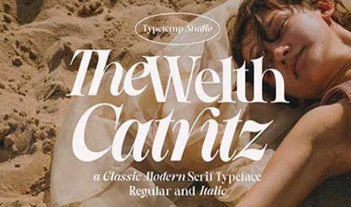 Welth Catritz Font Family