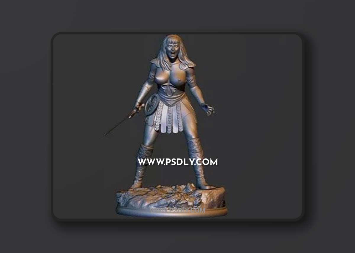 Xena-Warrior Princess 3D Print