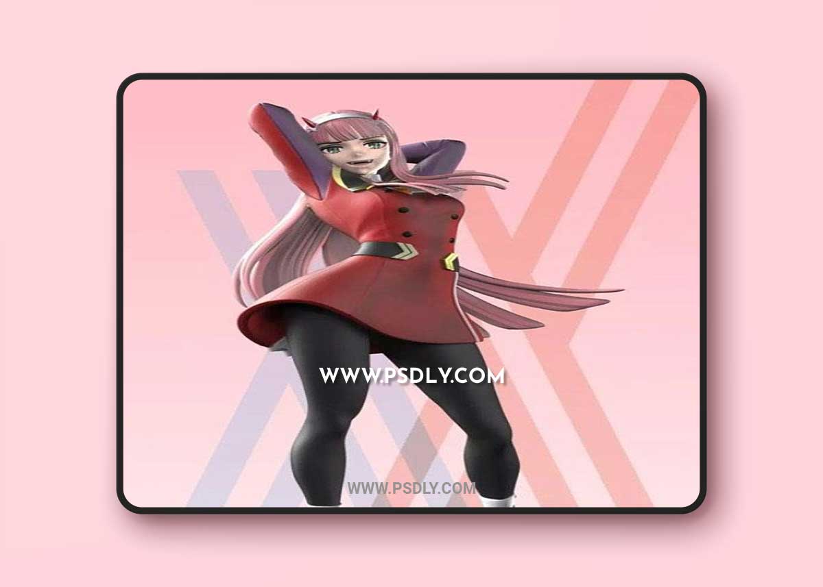 Zero Two - Darling in the Franxx 3D Print