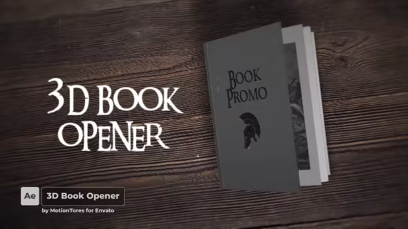 Videohive - 3D Book Opener After Effects - 29485297
