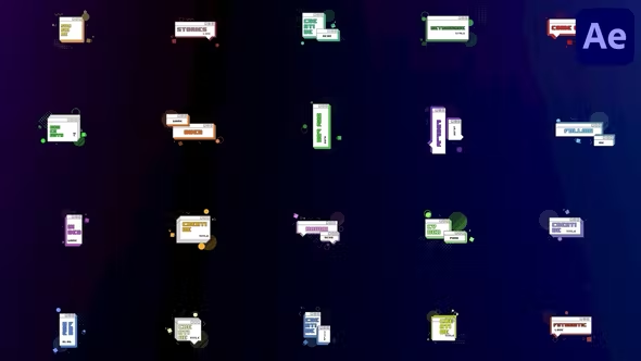 Videohive - Pop Up Titles for After Effects - 38840326