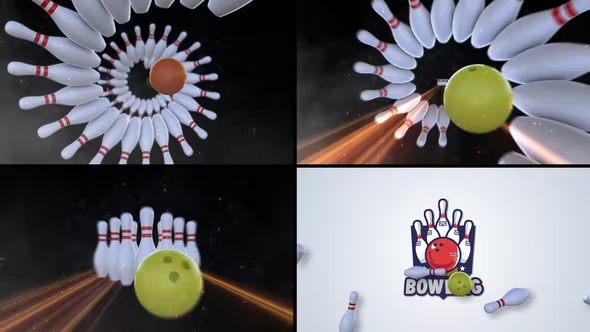 Videohive Bowling Logo Reveal 38535326