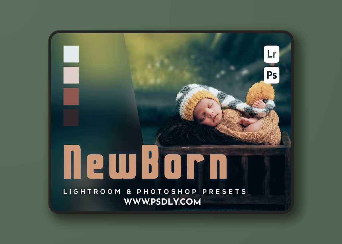 6 NewBorn Lightroom and Photoshop Presets BUJKAAZ
