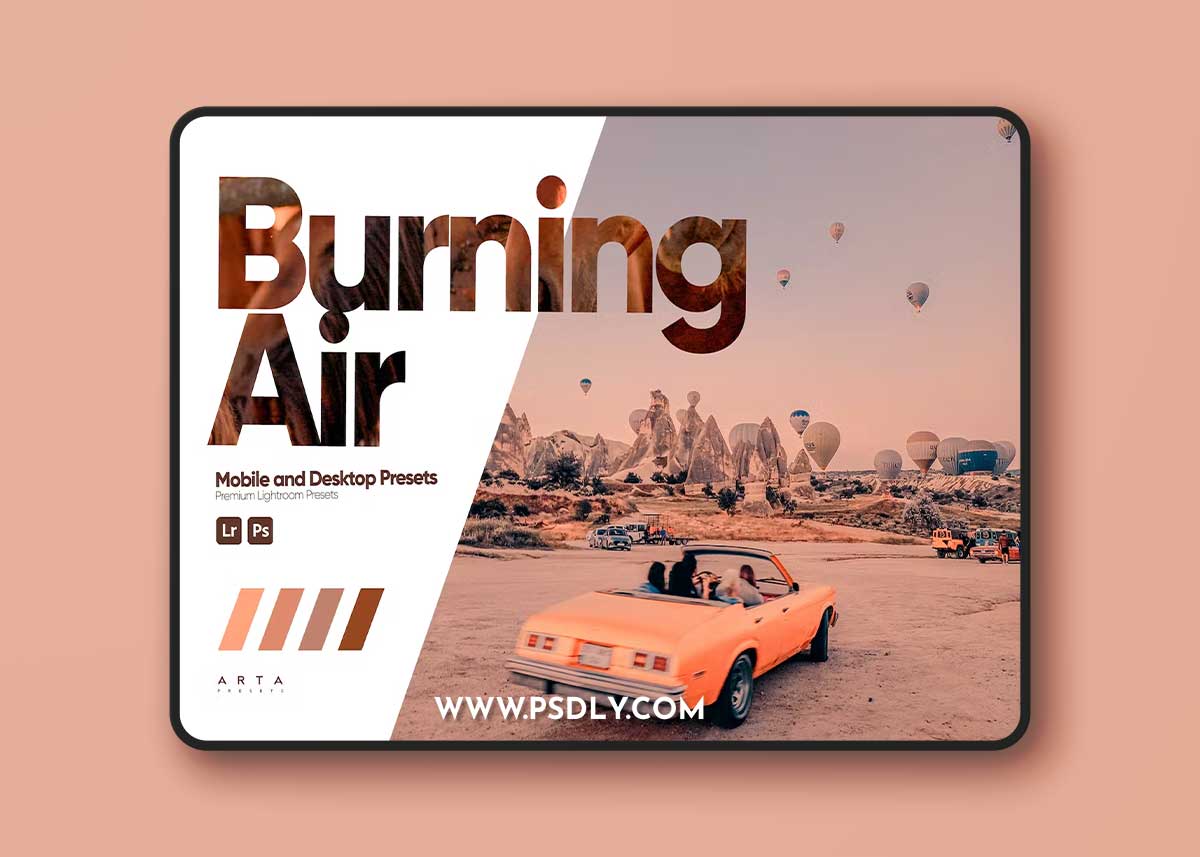ARTA - Burning Air Presets for Lightroom JSSHWXW