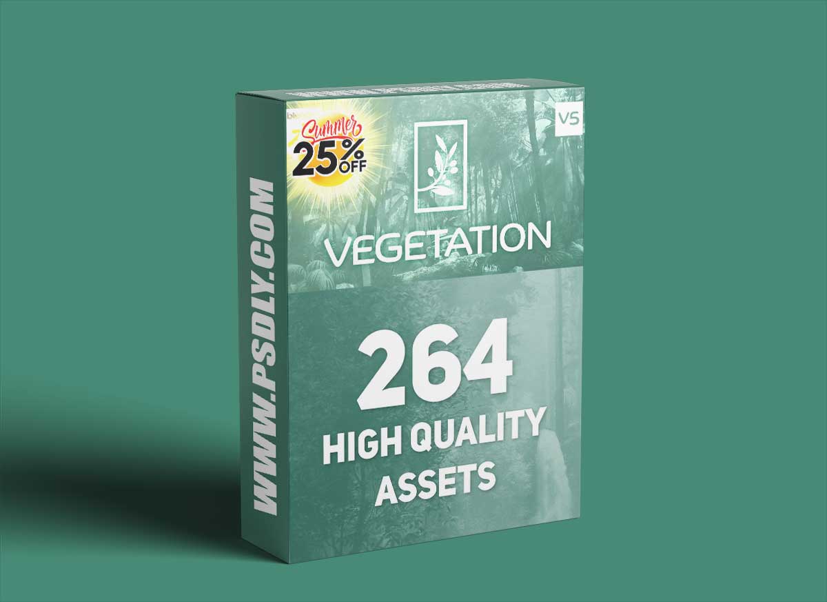 Blender Market - Vegetation Pro v5 + Assets Vol. 1 & 2
