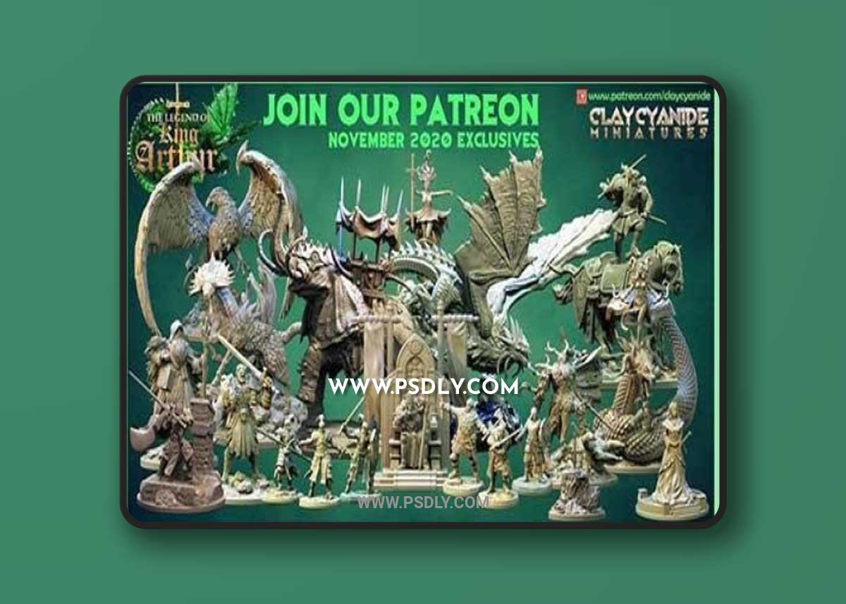 ClayCyanide - November 2020 Exclusive Bundle 3D Print