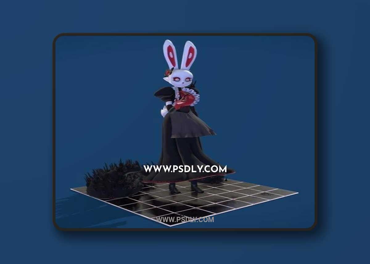 DAE Character Assignment - BunWitch 3D Print