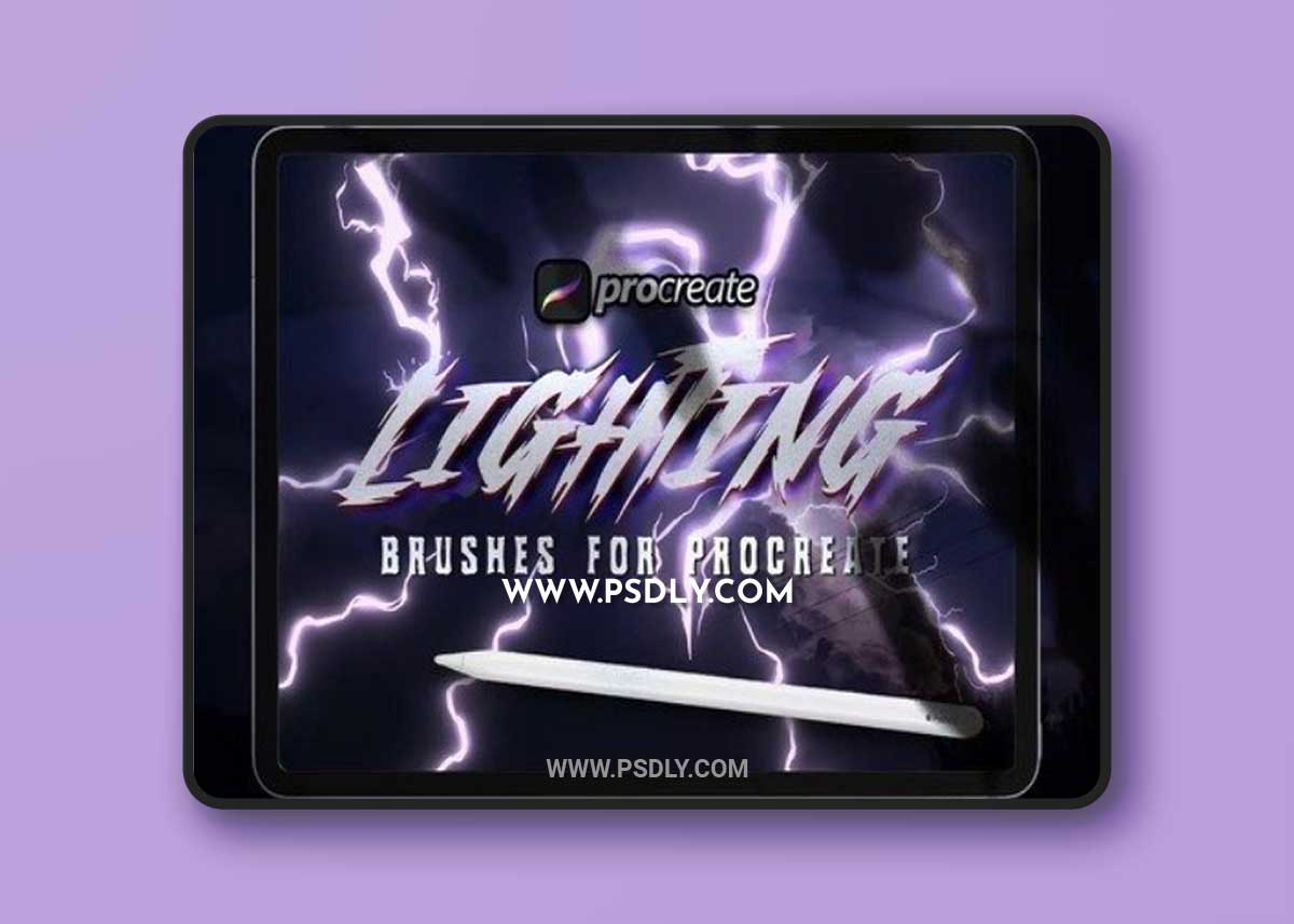 Dans Lightning Procreate Brusha