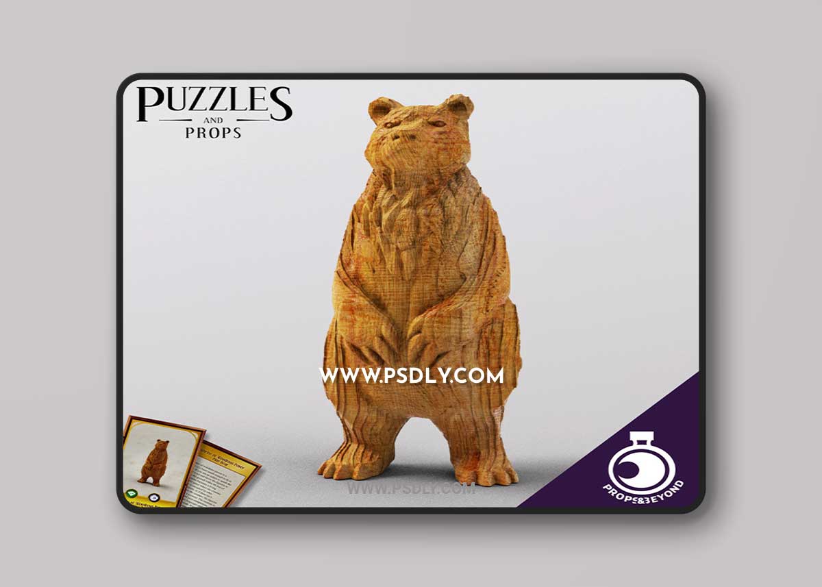 Figurine of Wondrous Power - Pine Bear 3D Print