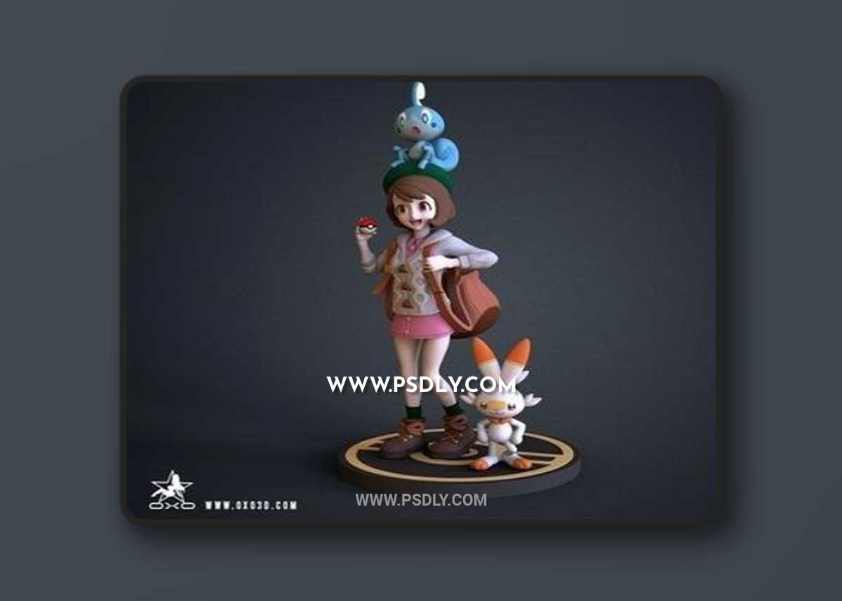 Gloria - Pokemon Sword and Shield 3D Print