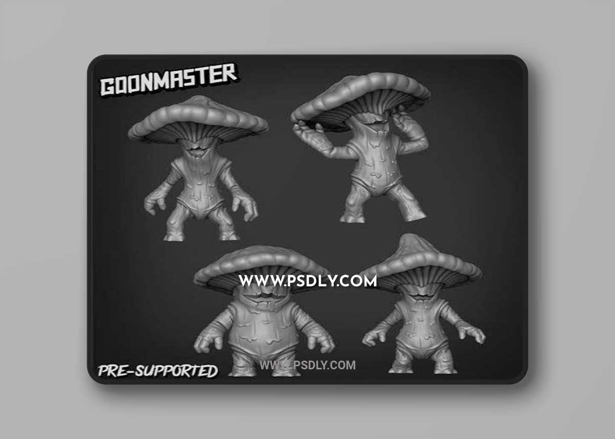 Goon Master Games - Sacred Swamp - Mushrooms 3D Print