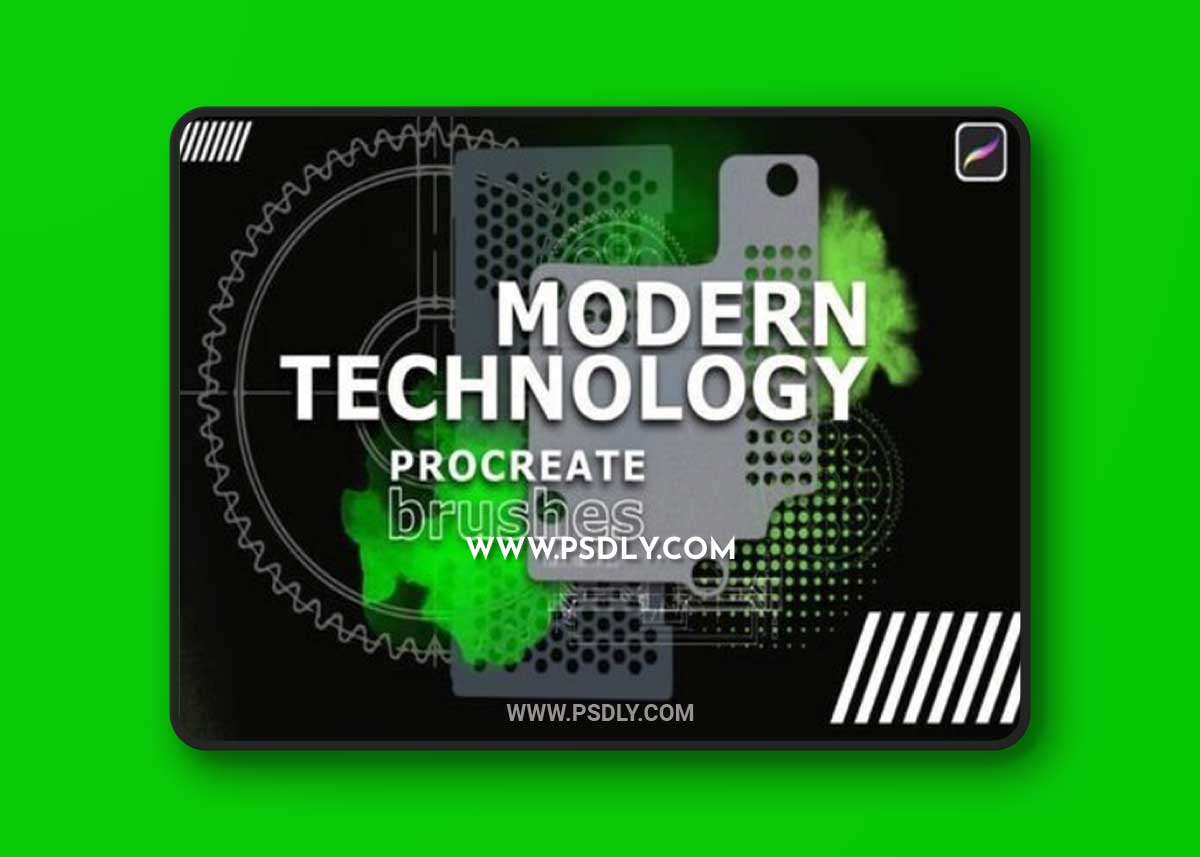 Modern Technology Procreate Brushes