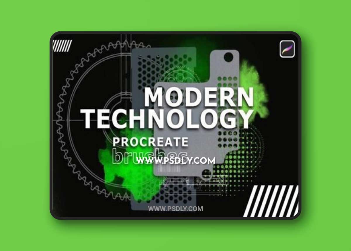 Modern Technology Procreate Brushes