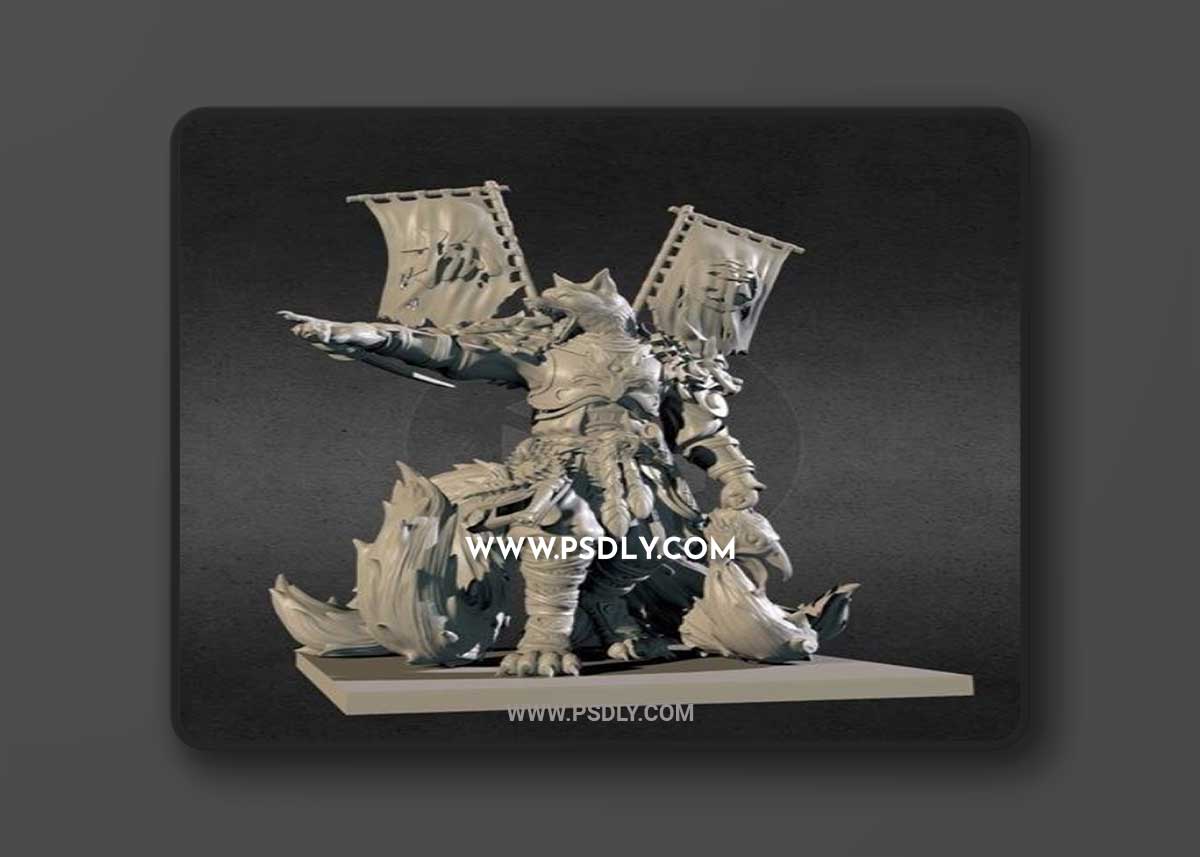 ODA kitsune shogun 3D Print