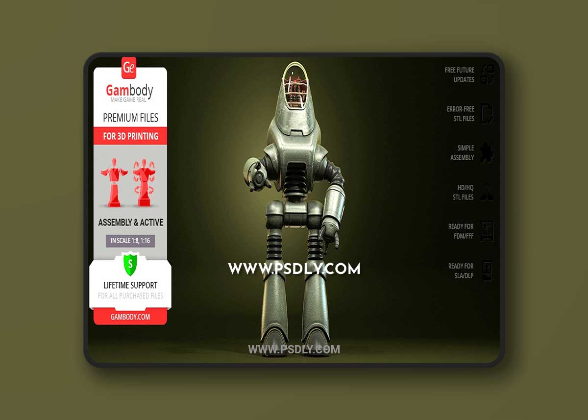 Protectron 3D Model