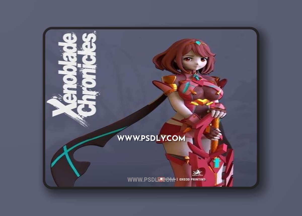 Pyra Xenoblade With SFW and NSFW 3D Print