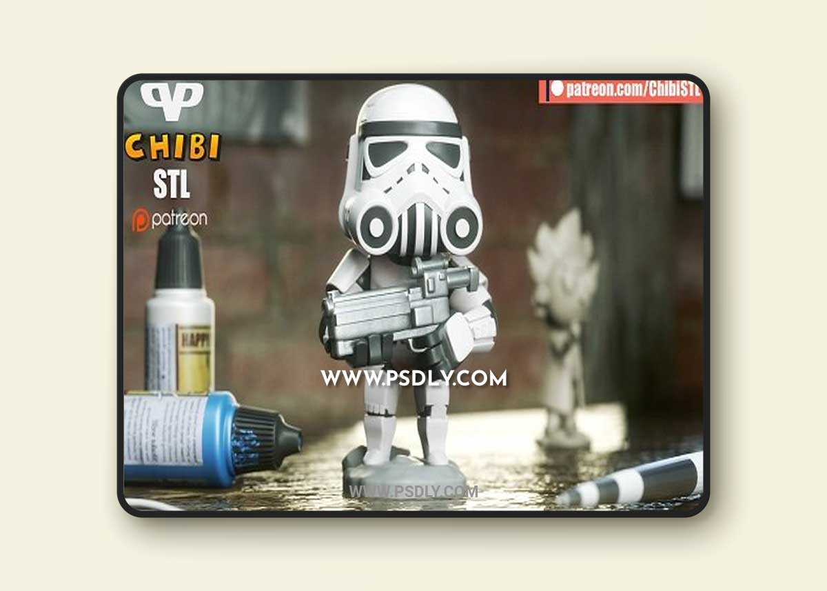 Stormtrooper Chibi - 3D Print Model