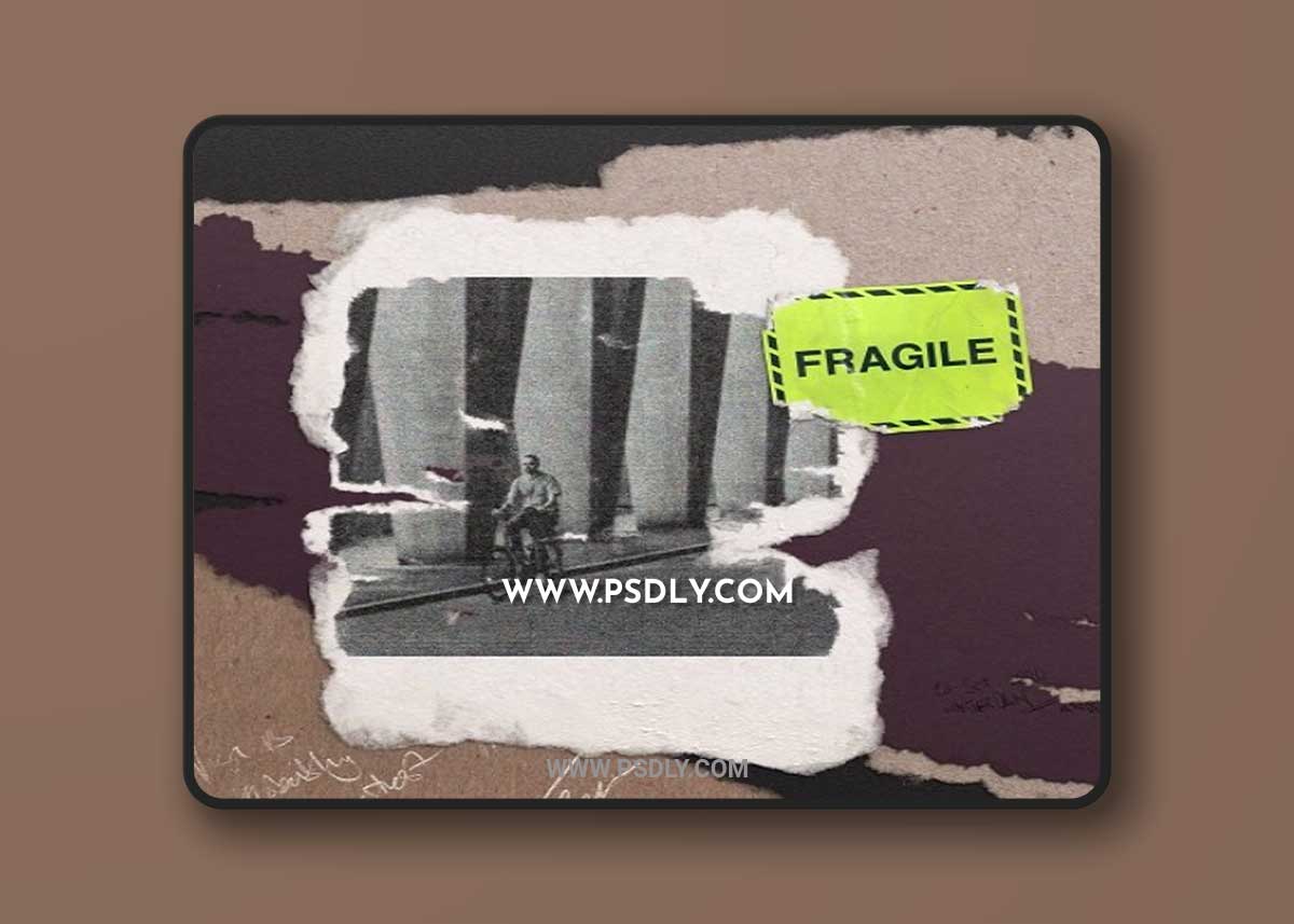 Studio Innate - Torn paper Photoshop Brushes