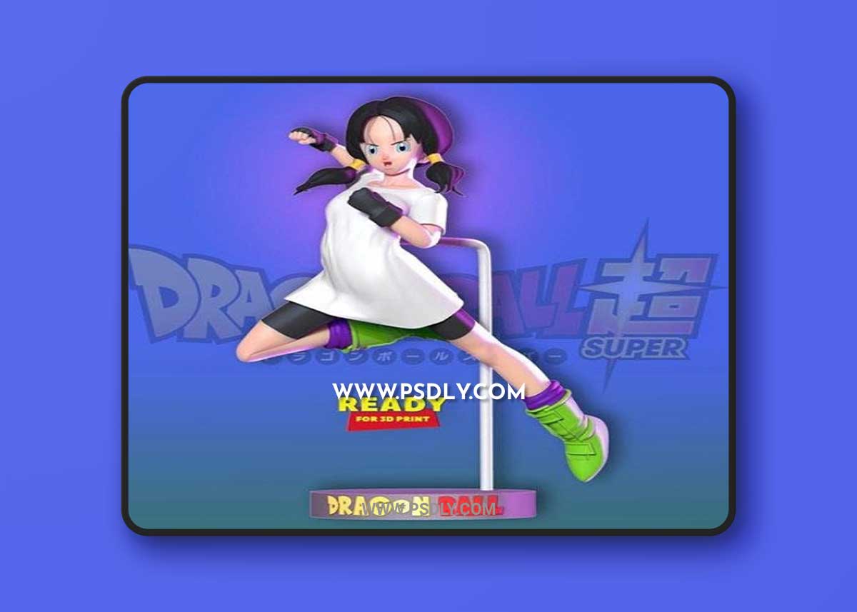 Videl - Dragon Ball 3D Print 3D Model
