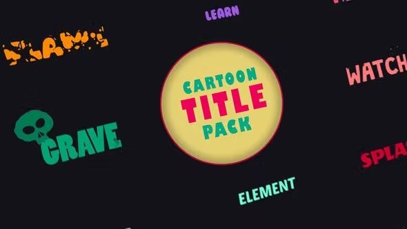 Videohive Lovely Cartoon Titles Pack 39340232