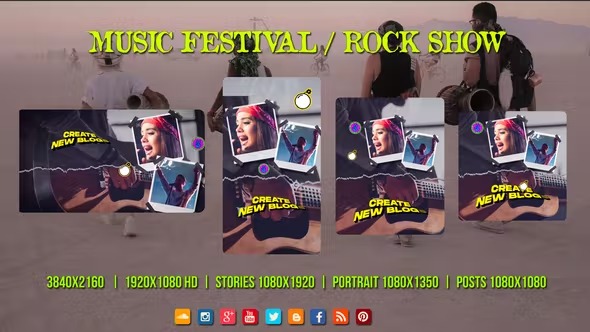 Videohive Music Festival Rock Show 38881915