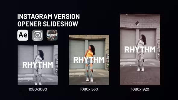 Videohive Opener Slideshow Instagram 39230111