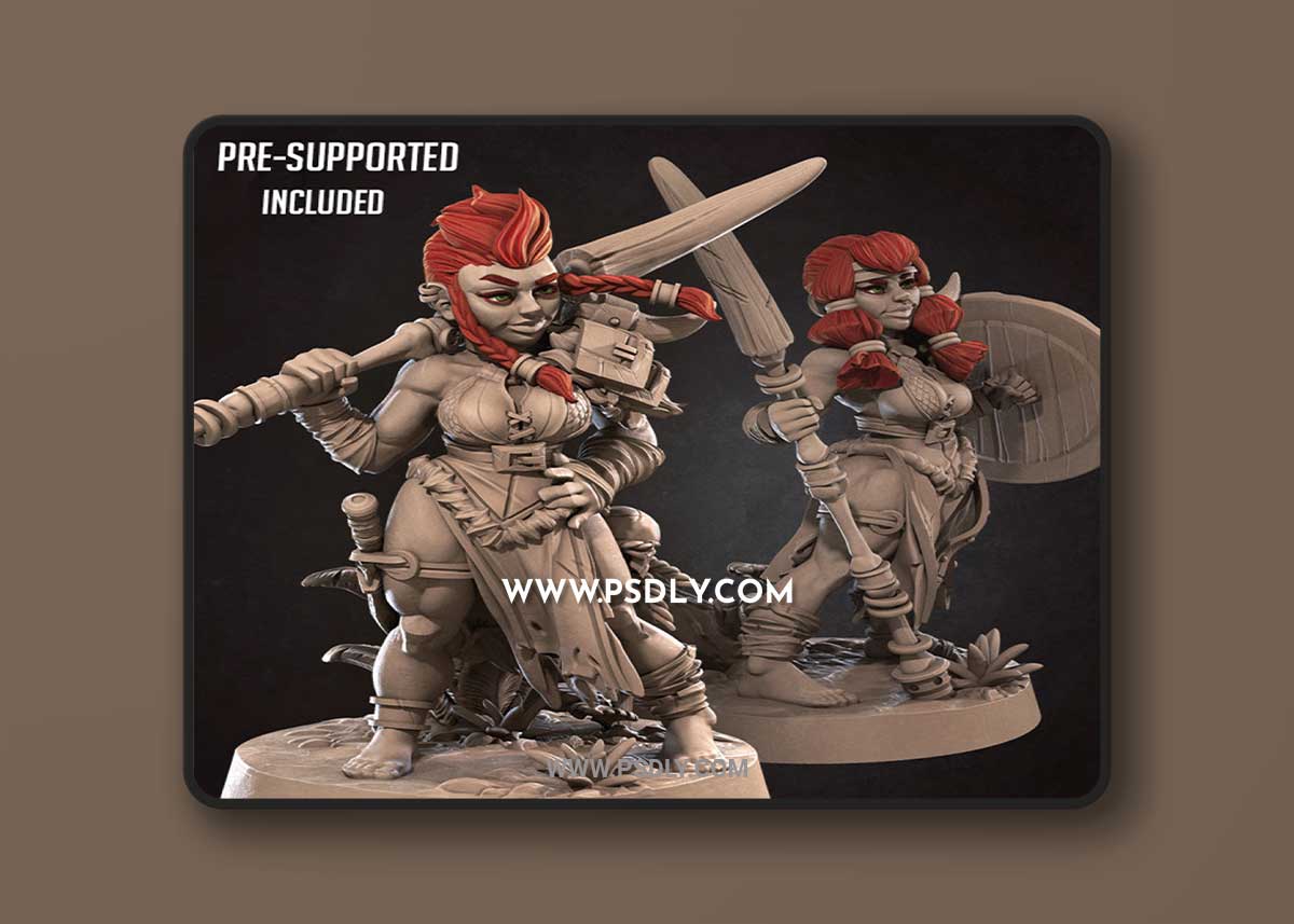 Volga the Amazon Dwarf Sister 2 3D Print