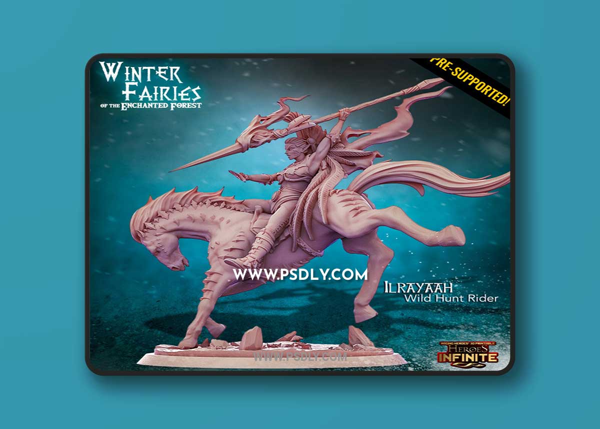 Wild Hunt Riders 3D Print 3D Model