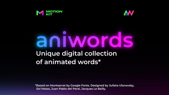 Videohive - Aniwords — Animated Words - 38288498