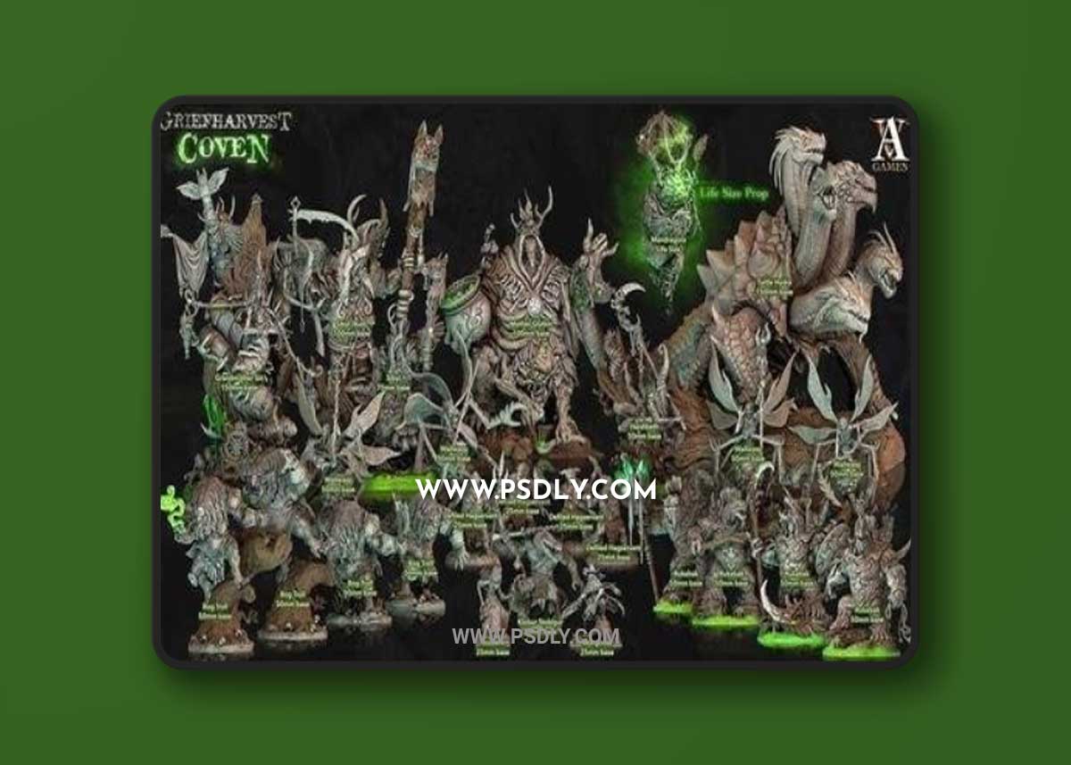 Archvillain Games - Griefharvest Coven September 2022 3D