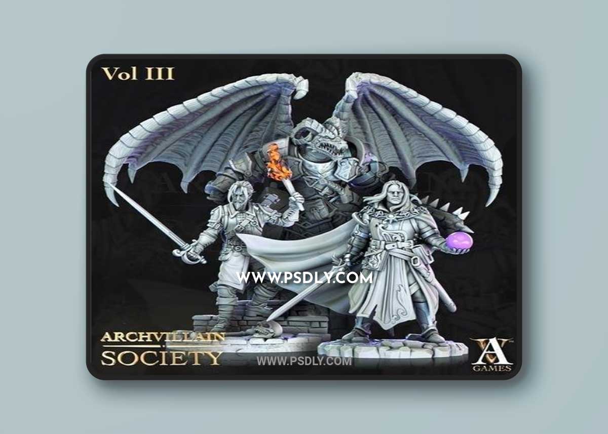 Archvillain Society Vol.III 3D Print