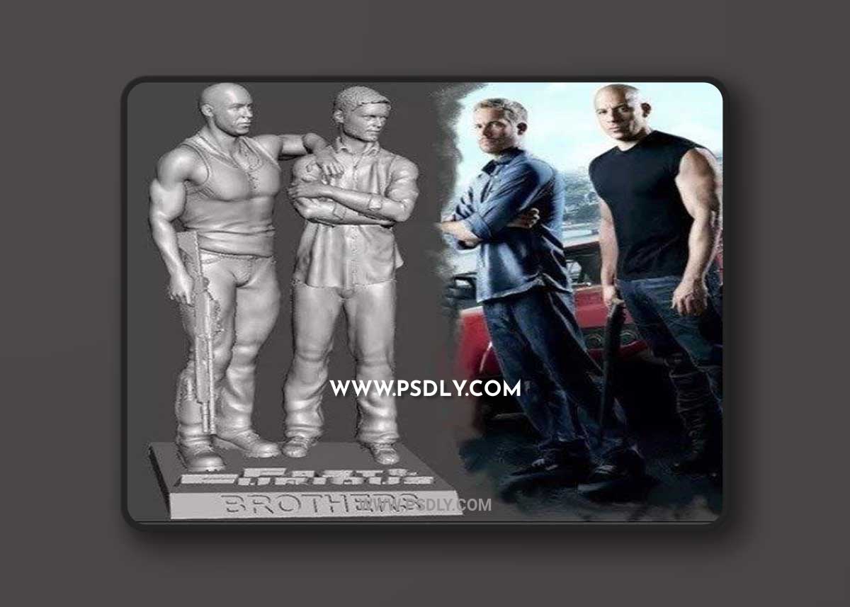 Brothers – FandF 3D Print 3D Model