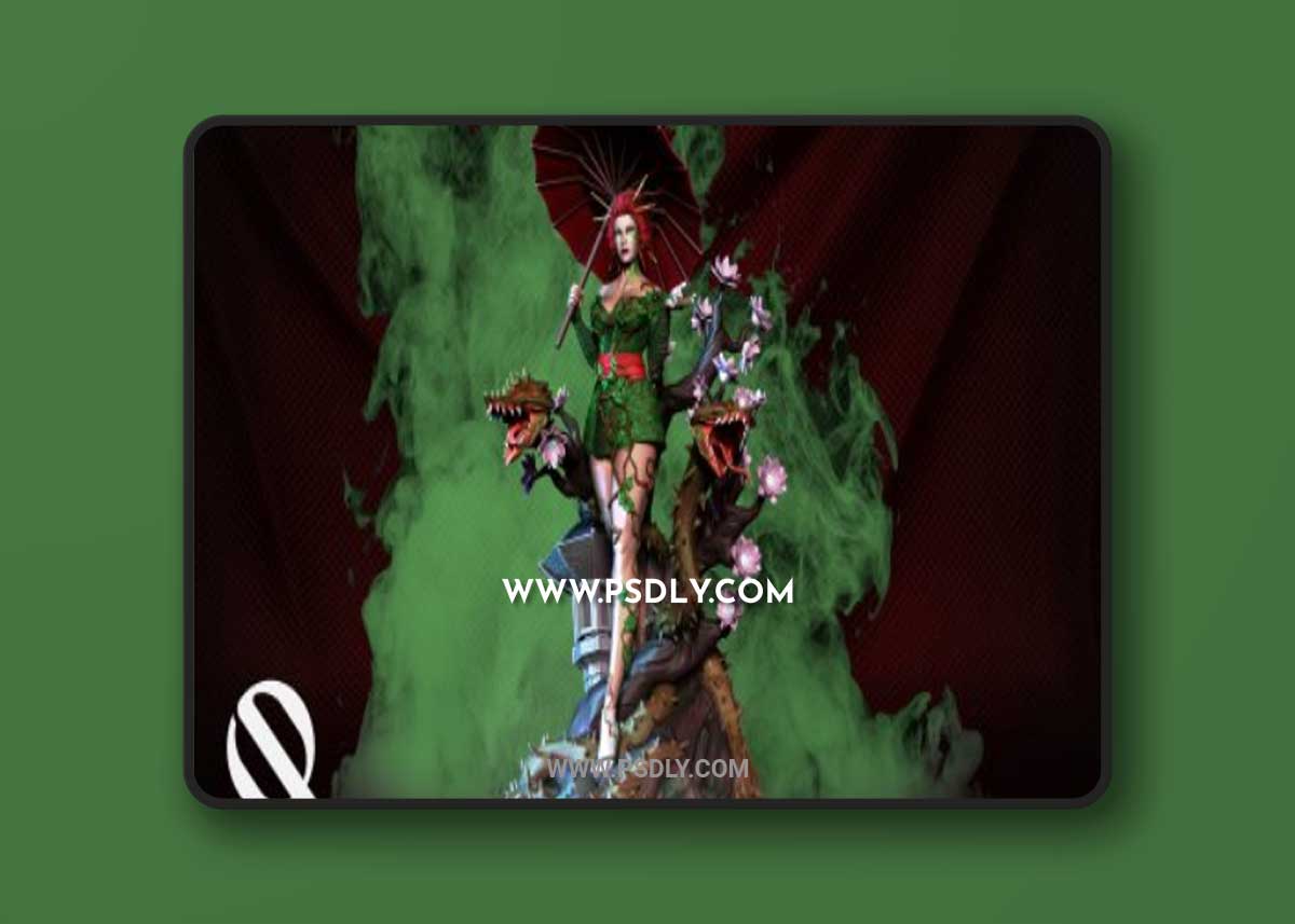 Carlos Silva Poison Ivy – 3D Print Model STL