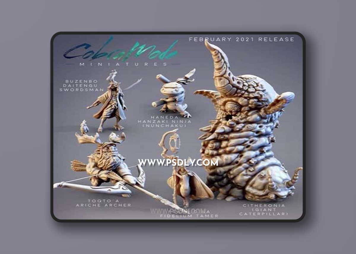 Cobra Mode Minis February 2021 3D Print