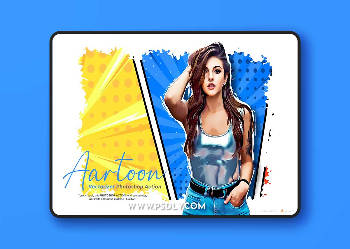 CreativeMarket - Aartoon - Vectorizer Photoshop Action 7092610