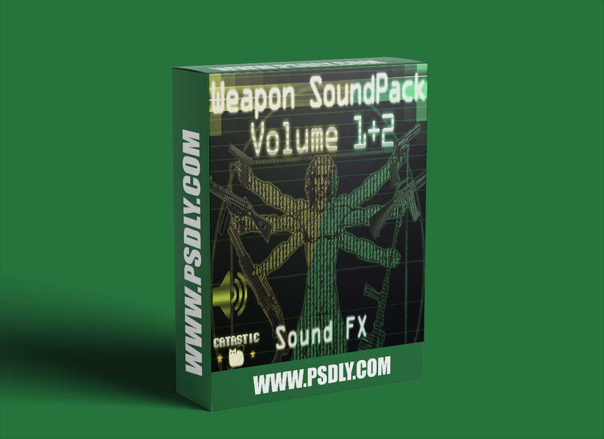 GameDev Market Weapon Sound Pack Volume 1 + 2 WAV-AwZ