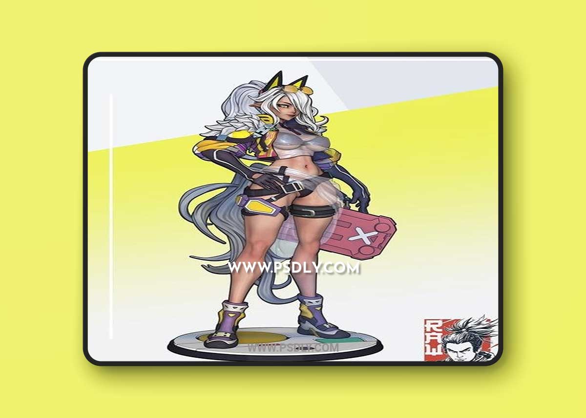 M18 Deadmans SciFi Elf Girl 3D Print