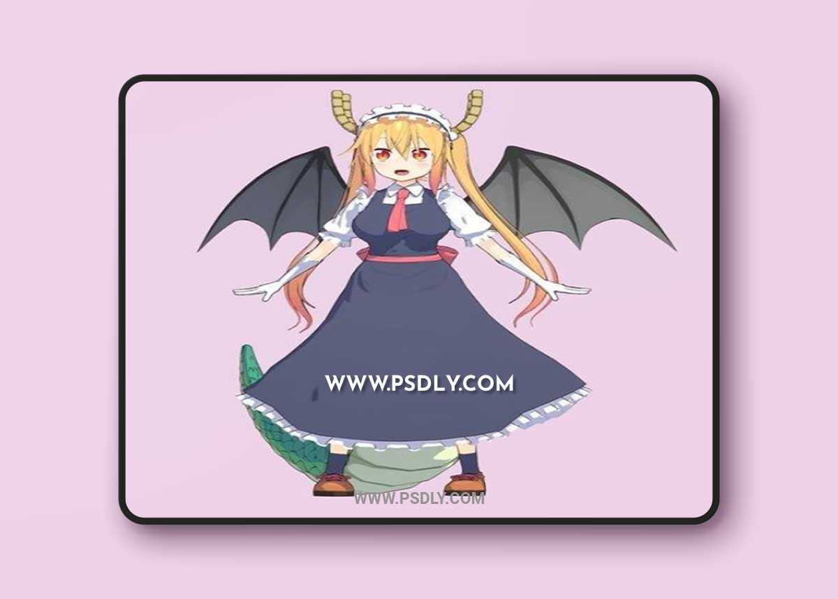 Maidragon - Tohru and Columbina Genshin Impact 3D Print