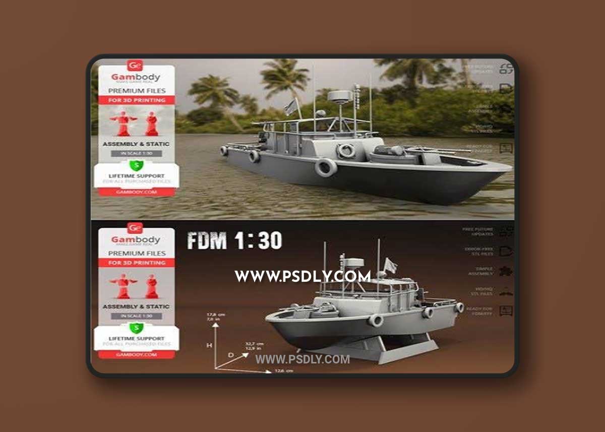 Patrol Boat 31 Mk 2 3D Print 3D Model
