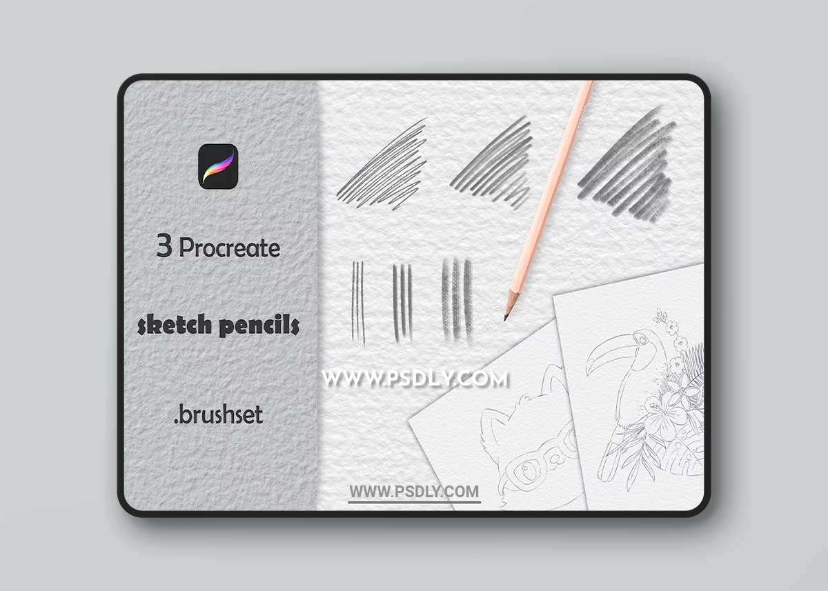 Procreate Sketch Pencil Brushes AF5FD8A