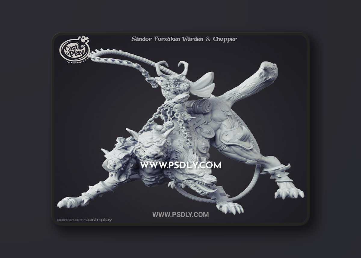 Sandor Forsaken Warden & Chopper 3D Print