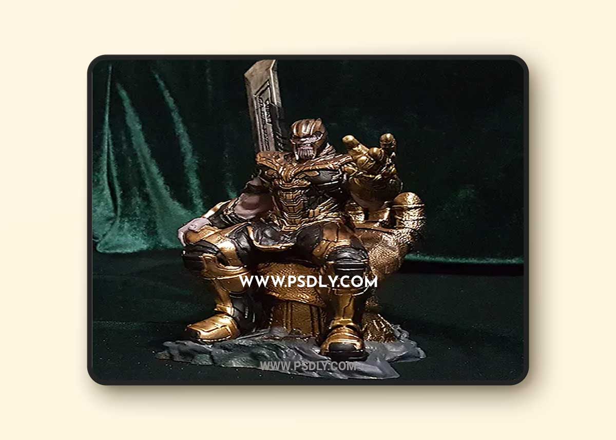Thor Thanos in the throne 3D Print